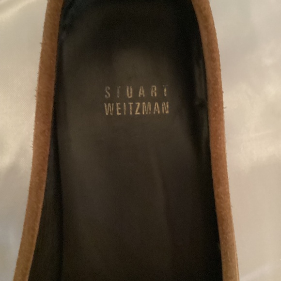 Stuart Weitzman Buckle Suede Loafers - Picture 11 of 12